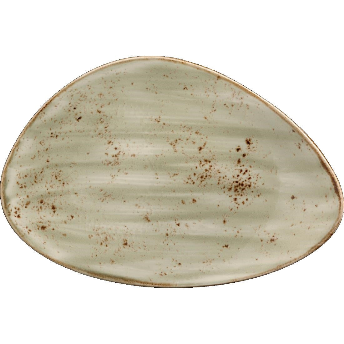 Steelite Craft Green Freestyle Plates 370mm (Pack of 6) - V046 Plates Steelite