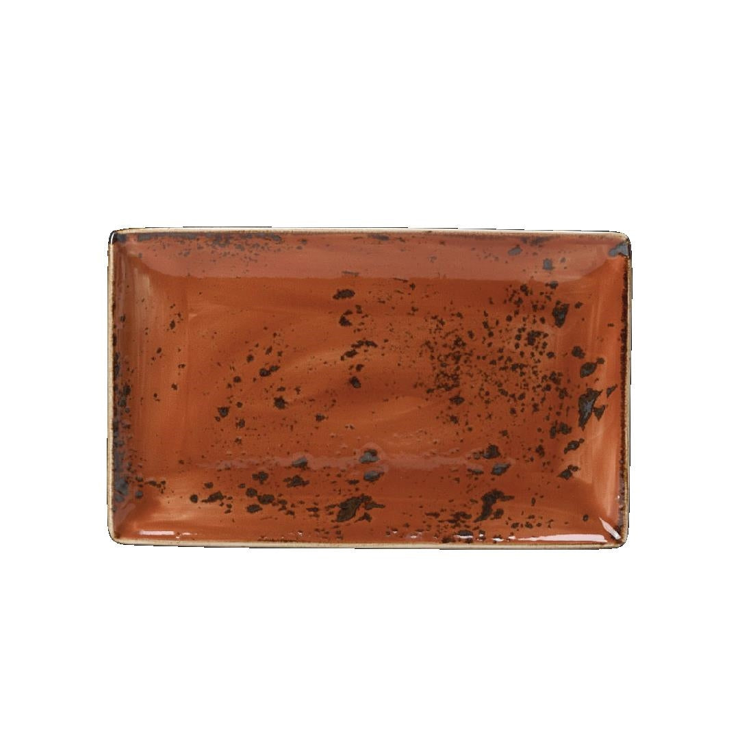 Steelite Craft Terracotta Rectangular Platters 270mm (Pack of 6) - V134 Steelite Performance Steelite