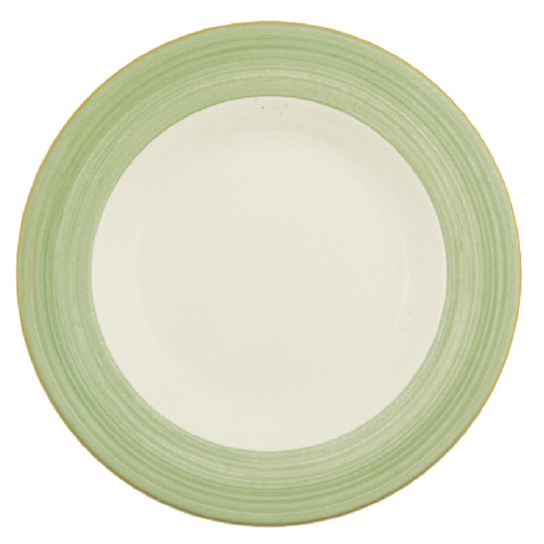 Steelite Rio Green Slimline Plates 270mm (Pack of 24) - V2874 Plates Steelite