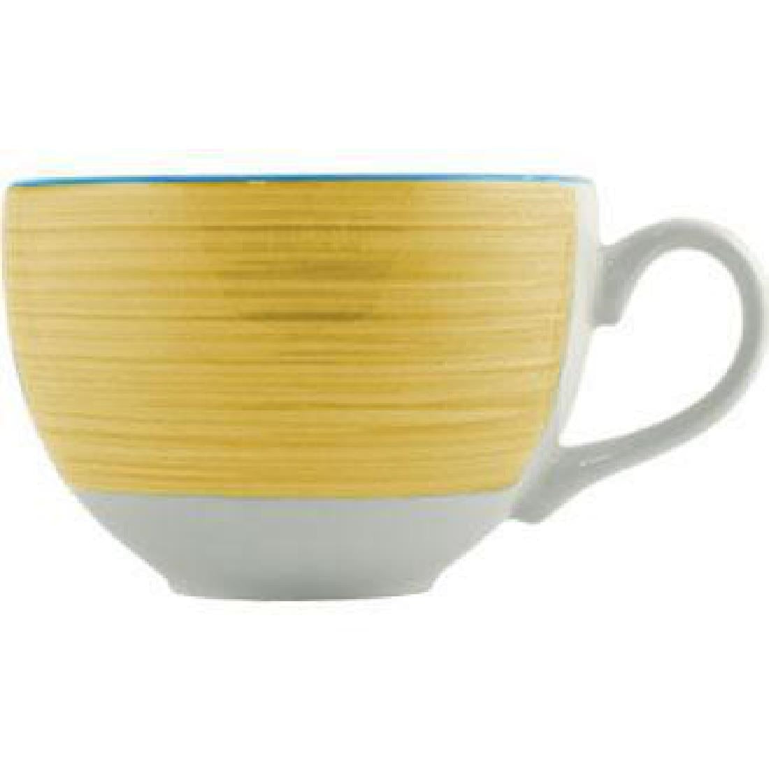 Steelite Rio Empire Yellow Low Cups 227ml (Pack of 36) - V2960 Cups and Mugs Steelite