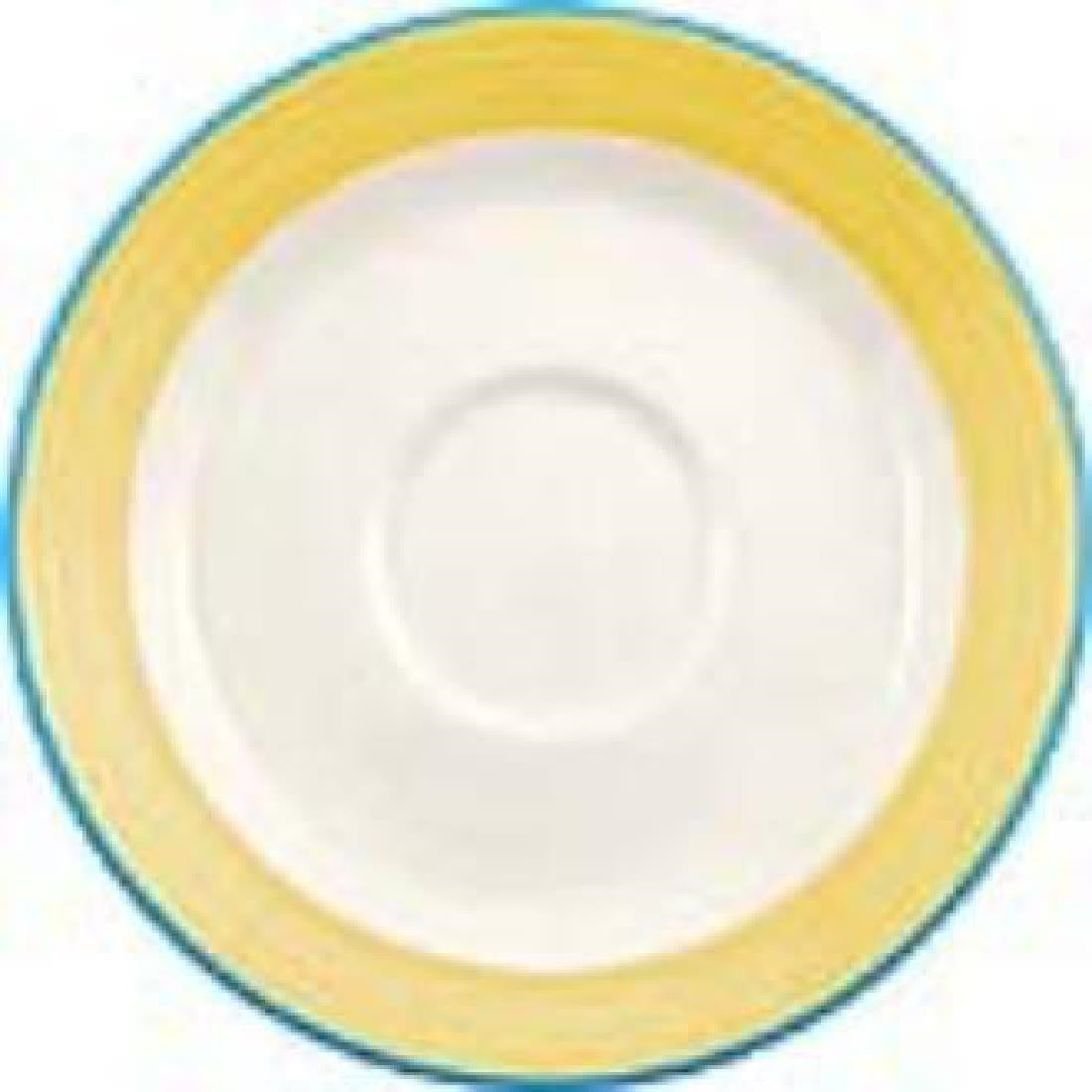 Steelite Rio Yellow Saucers 150mm (Pack of 36) - V2974 Steelite Performance Steelite