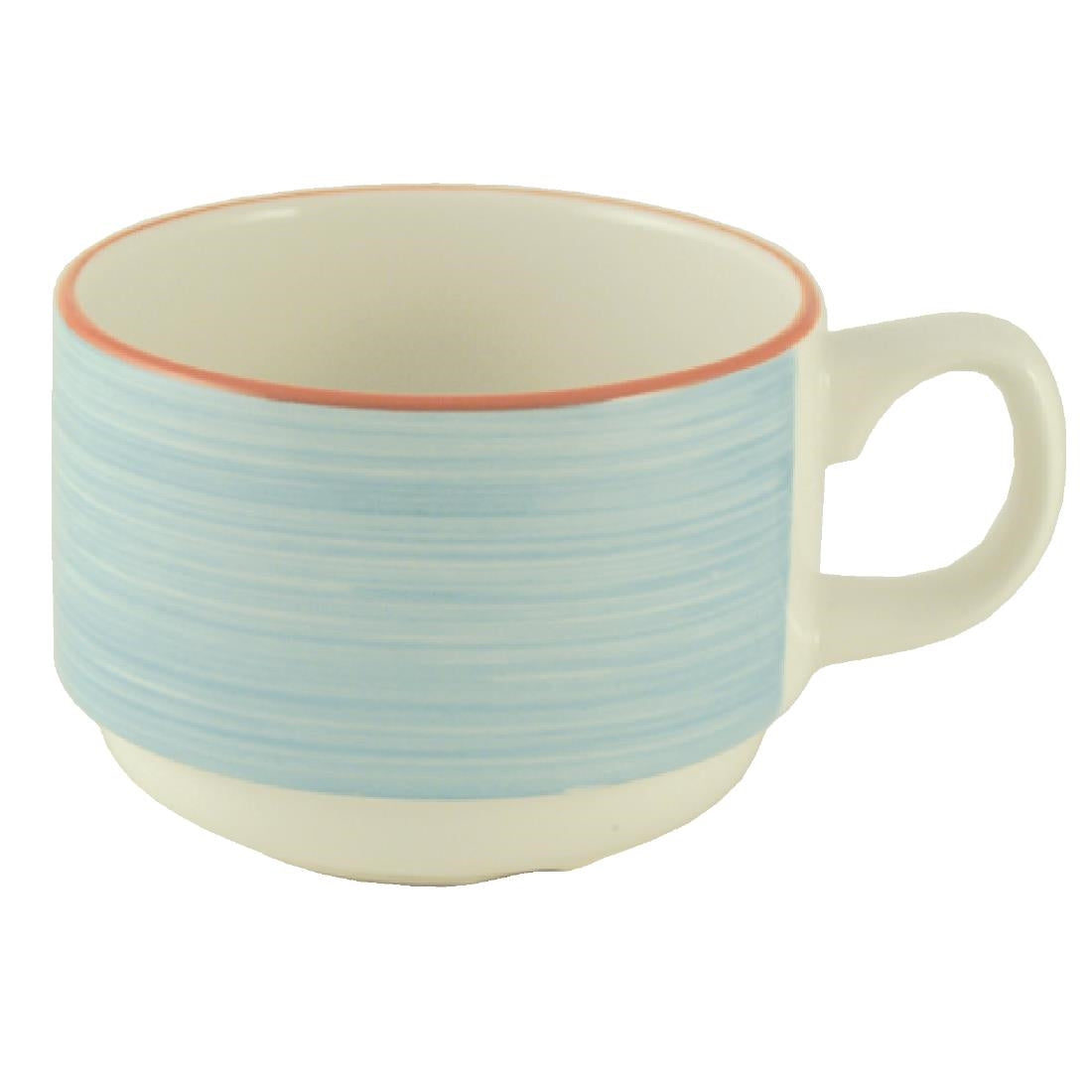 Steelite Rio Blue Slimline Stacking Cups 200ml (Pack of 36) - V3069 Cups and Mugs Steelite
