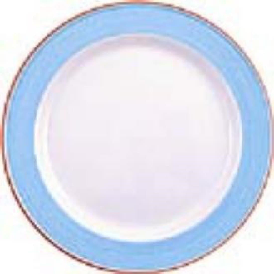 Steelite Rio Blue Service Plates 300mm (Pack of 12) - V3073 Plates Steelite