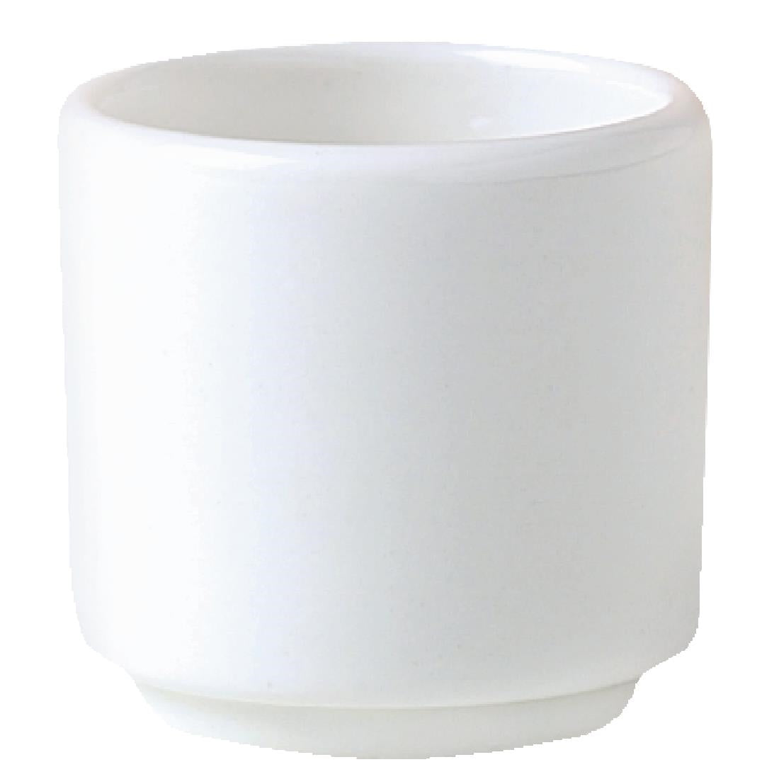 Steelite Monaco White Mandarin Egg Cups 47mm (Pack of 12) - V6821 Cups and Mugs Steelite