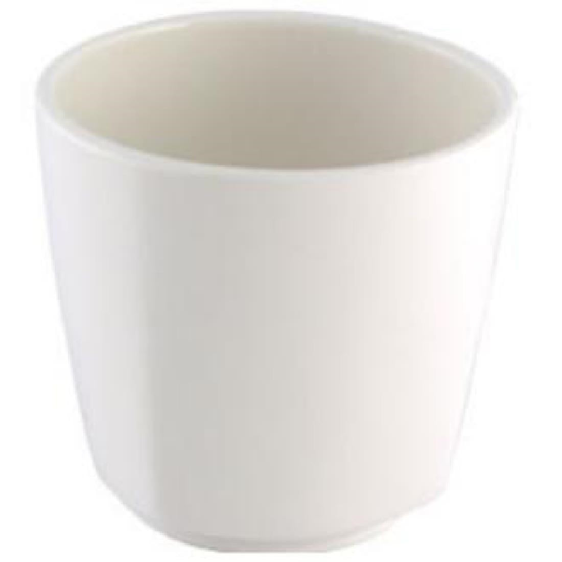 Steelite Monaco White Tall Cups 85ml (Pack of 36) - V6897 Cups and Mugs Steelite