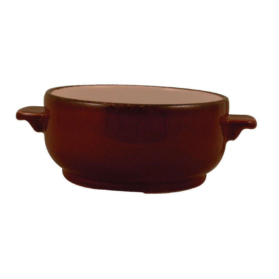 Steelite Terramesa Mocha Soup Bowl Bases 450mm (Pack of 6) - V7201 Bowls Steelite