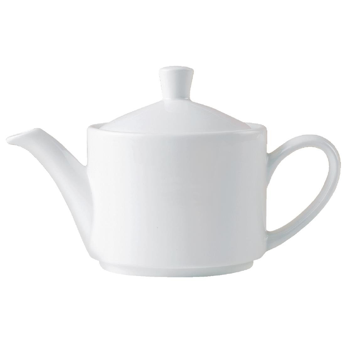 Steelite Monaco White Vogue Teapots 852ml (Pack of 6) - V7432 Steelite Distinction Steelite