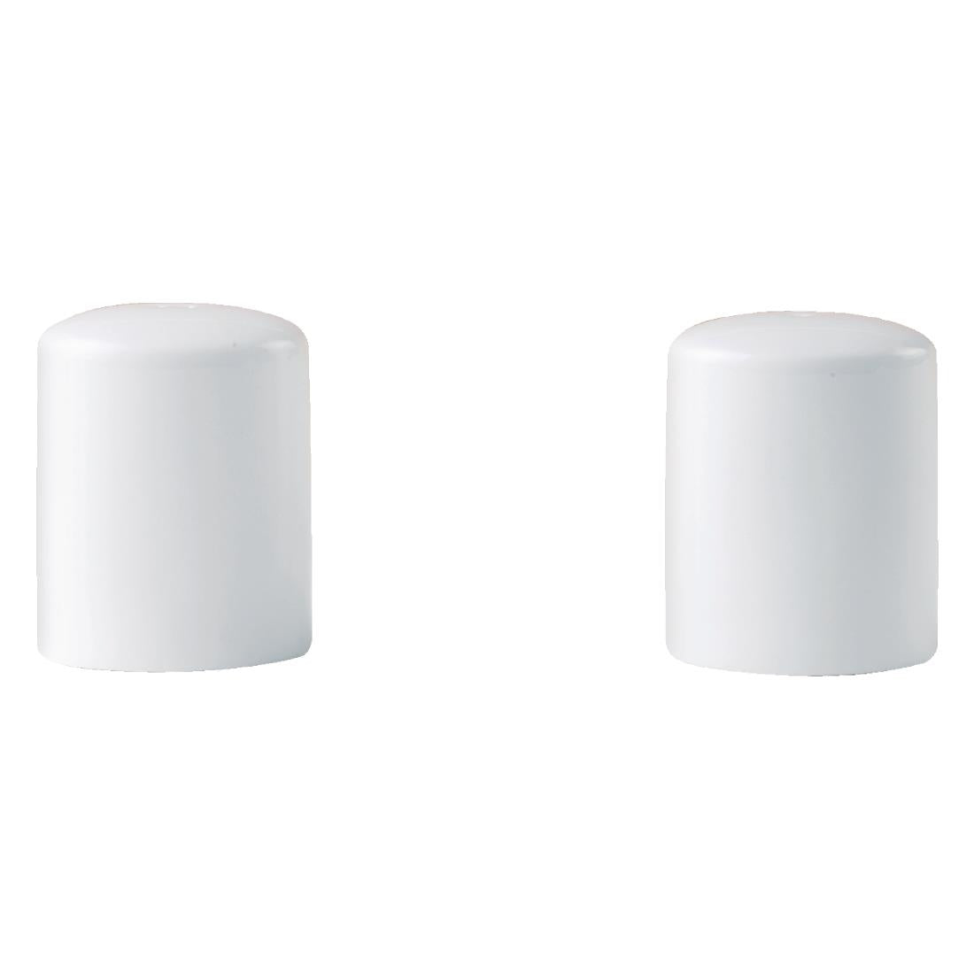 Steelite Monaco White Vogue Salt Shakers (Pack of 12) - V7449 Steelite Distinction Steelite
