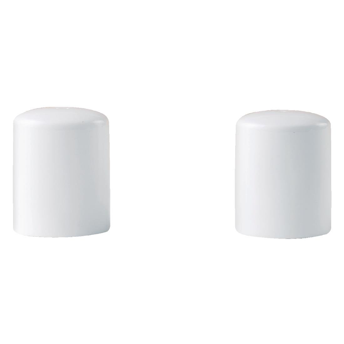 Steelite Monaco White Vogue Pepper Shakers (Pack of 12) - V7450 Steelite Distinction Steelite