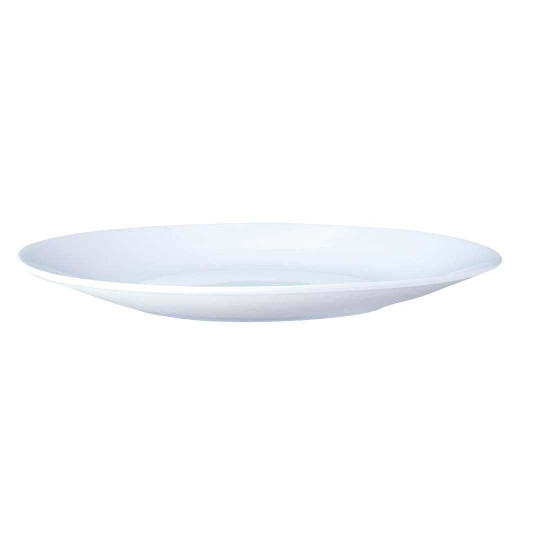 Steelite Contour White Plates 252mm (Pack of 24) - V9165 Plates Steelite