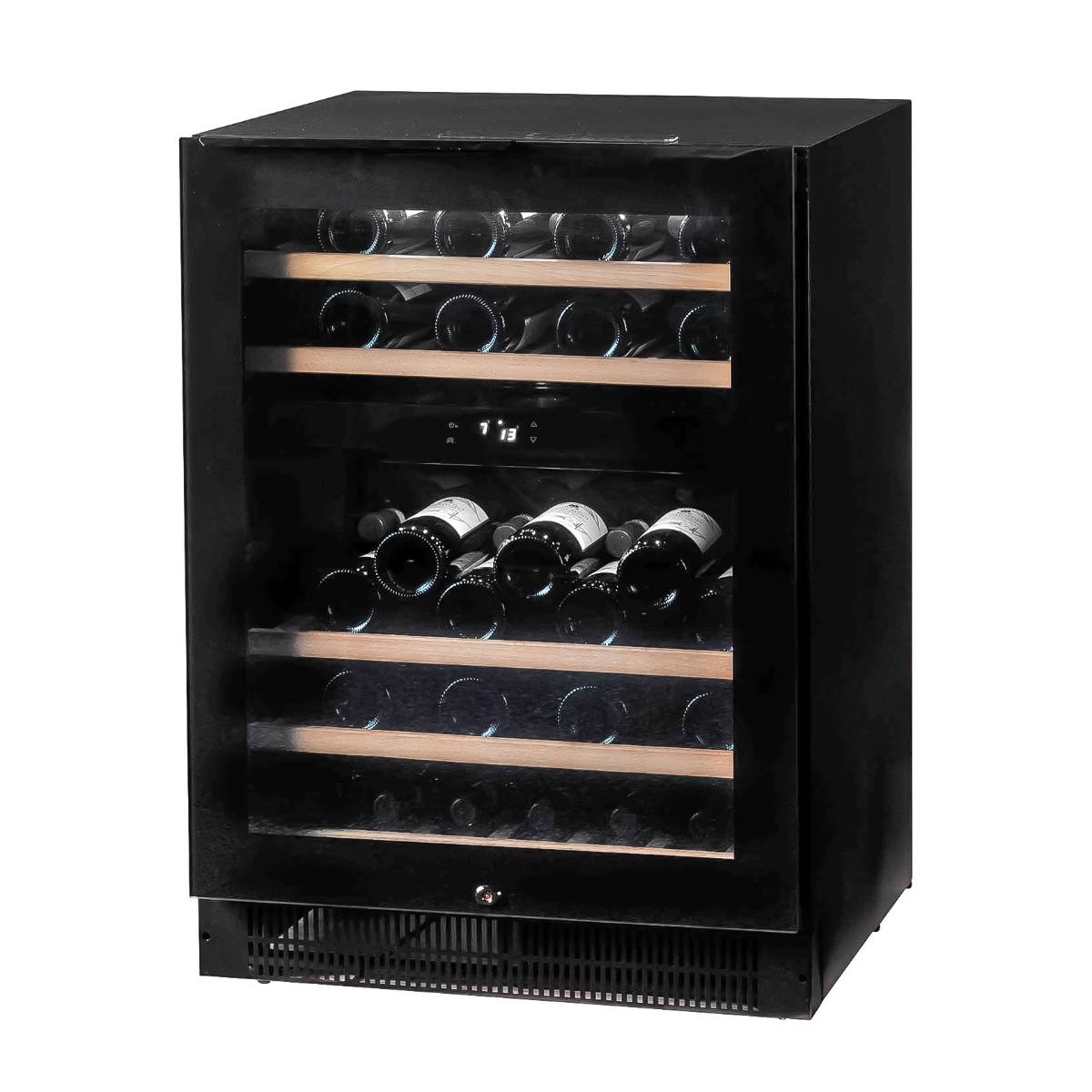 Vestfrost Glass Single Door Dual-Zone Compact Wine Cabinet 44 x 750ml Bottles | WFG47 Wine Coolers Vestfrost