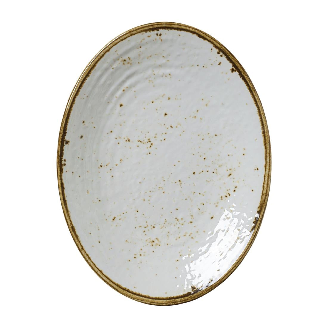 Steelite Craft Melamine Oval Plates White 260mm (Pack of 6) - VV1075 Plates Steelite