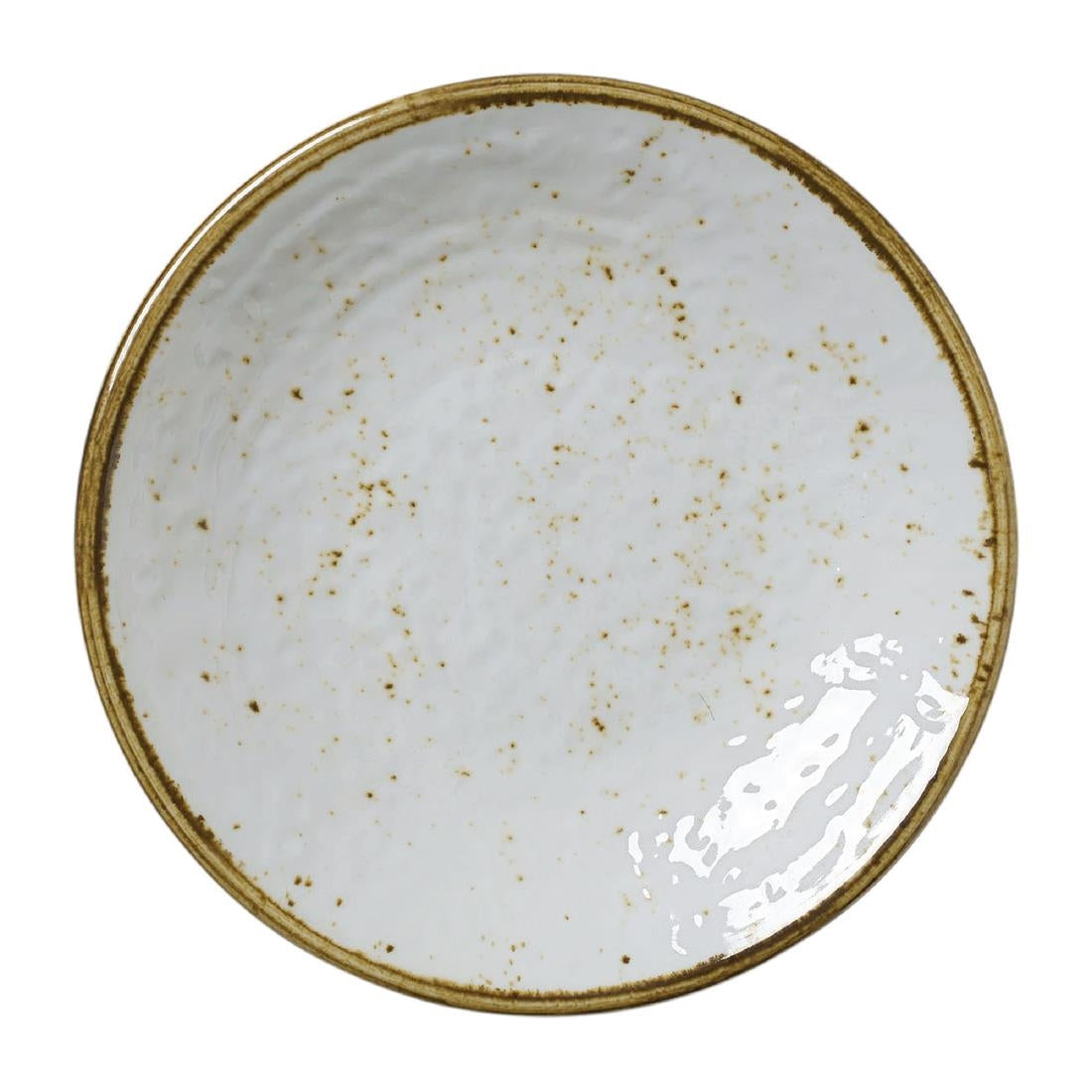 Steelite Craft Melamine Coupe Plates White 162mm (Pack of 6) - VV1078 Plates Steelite