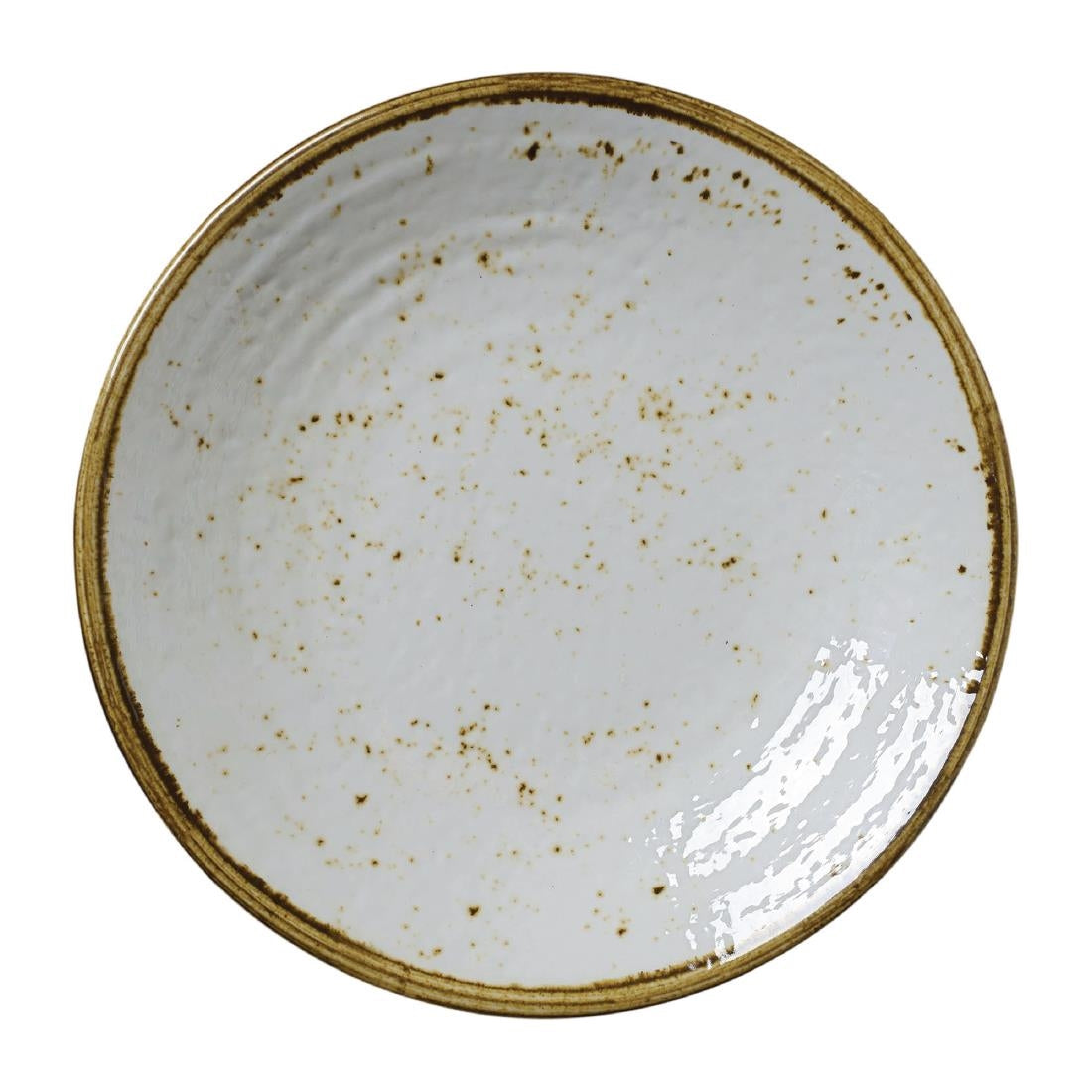 Steelite Craft Melamine Coupe Plates White 210mm (Pack of 6) - VV1081 Plates Steelite