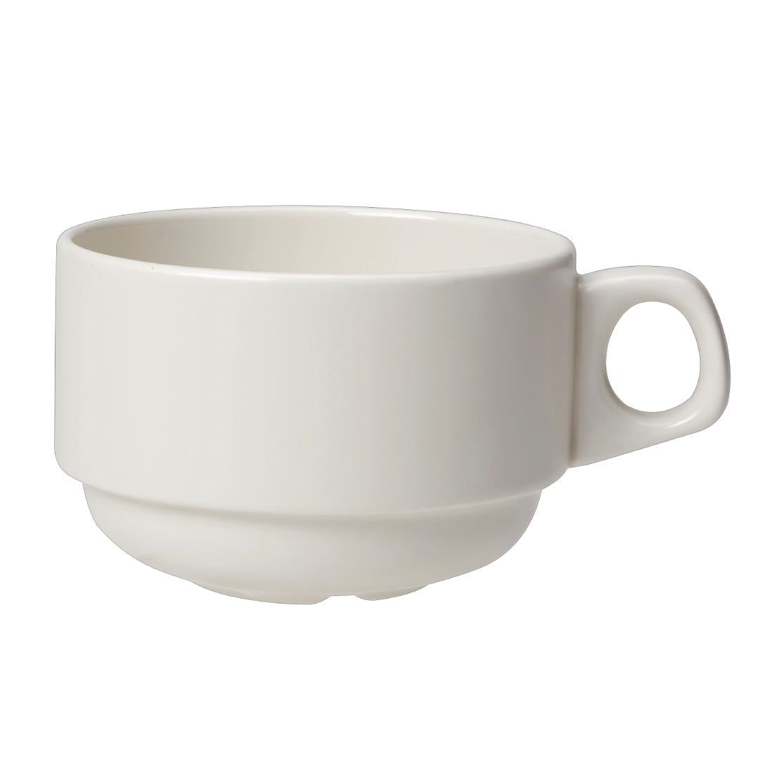 Steelite Simplicity S Line White Stacking Cups 10oz 285ml (Pack of 36) - VV1253 Cups and Mugs Steelite