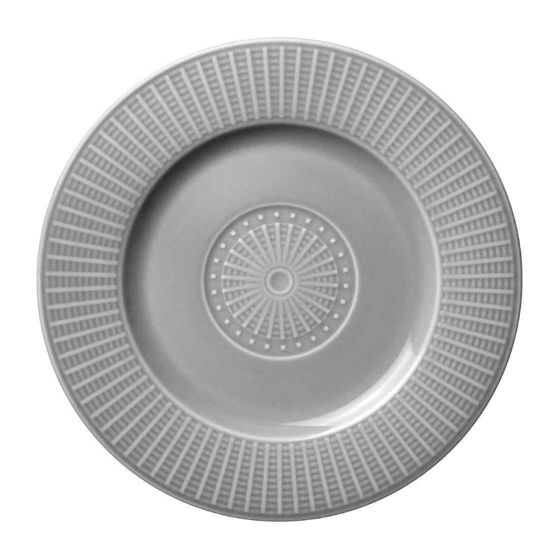 Steelite Willow Mist Gourmet Accent Plates Grey 185mm (Pack of 12) - VV1800 Plates Steelite