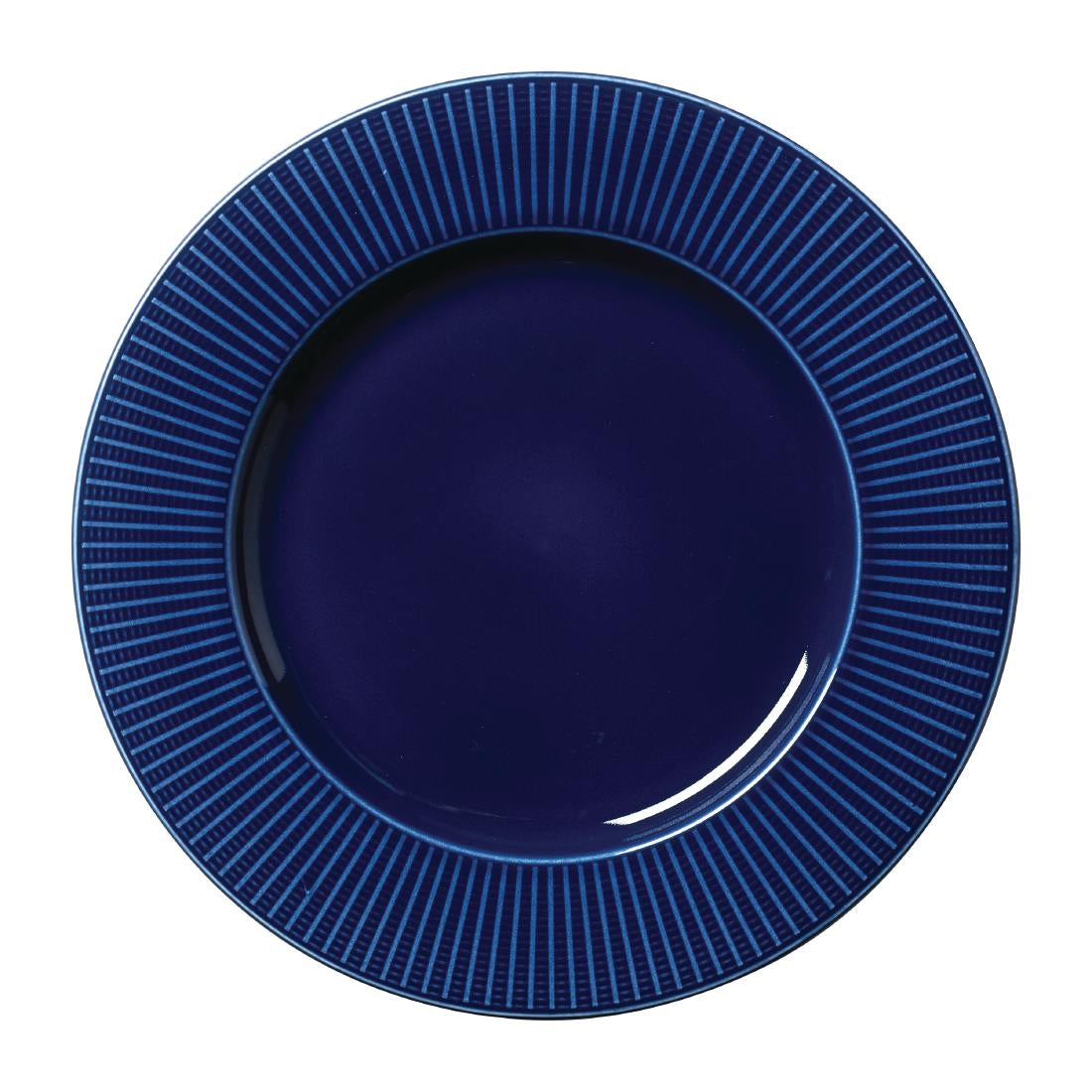 Steelite Willow Azure Gourmet Plates Large Well Blue 285mm (Pack of 6) - VV1801 Plates Steelite