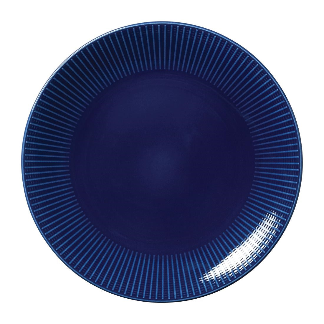 Steelite Willow Azure Gourmet Coupe Plates Blue 280mm (Pack of 6) - VV1804 Plates Steelite