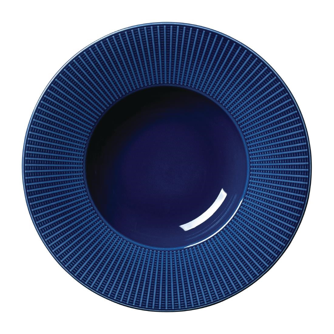 Steelite Willow Azure Gourmet Deep Rimmed Bowls Blue 285mm (Pack of 6) - VV1807 Bowls Steelite