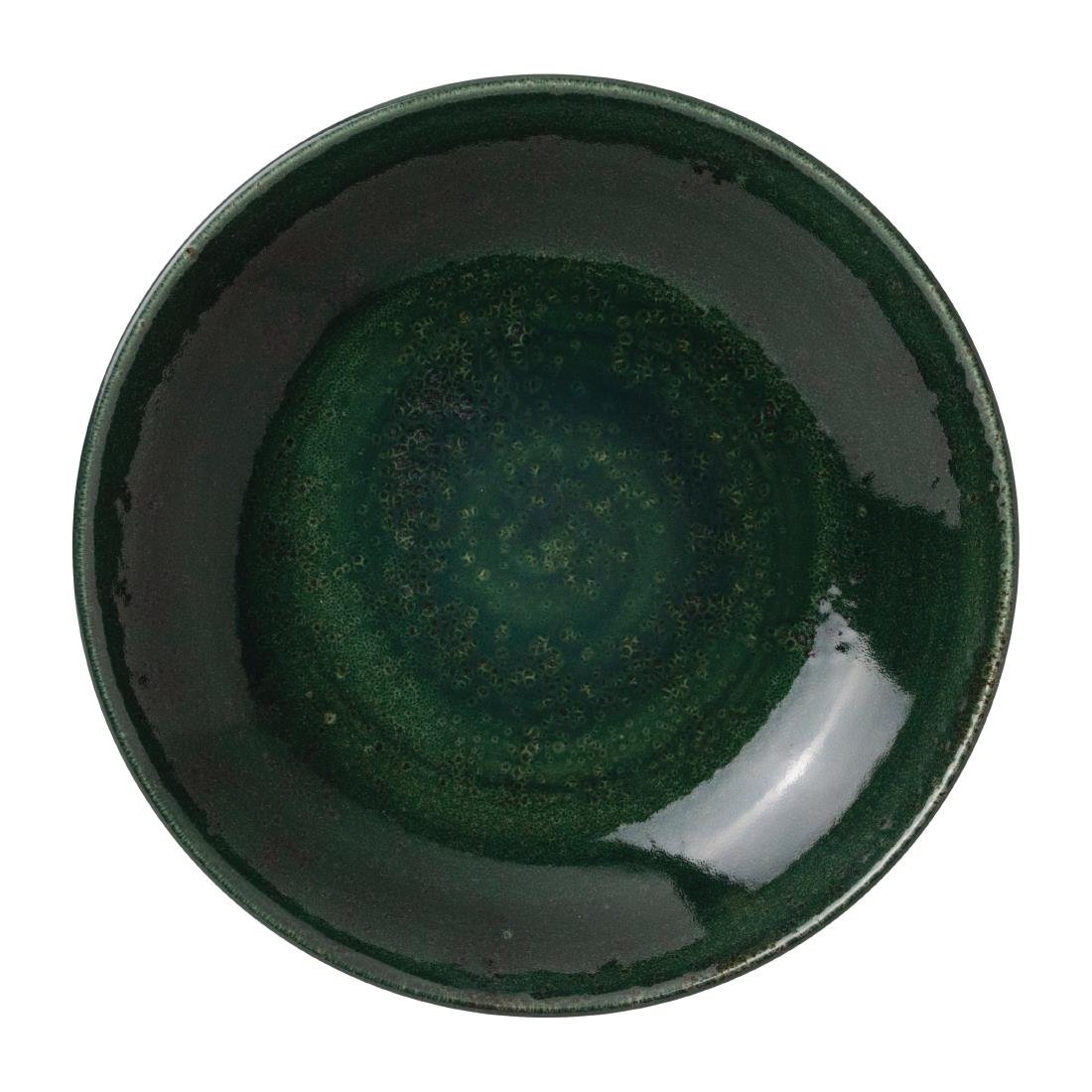 Steelite Vesuvius Coupe Bowls Burnt Emerald 215mm (Pack of 12) - VV1856 Bowls Steelite