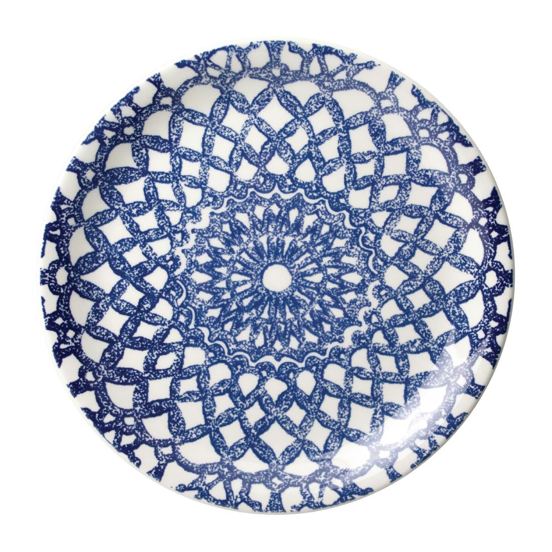 Steelite Ink Coupe Plates Nomad Blue 203mm (Pack of 12) - VV1884 Plates Steelite