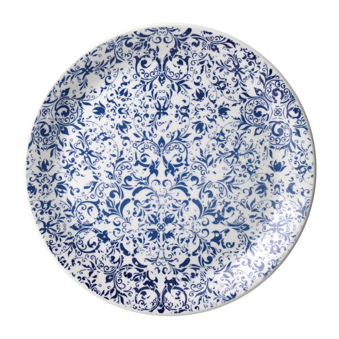 Steelite Ink Coupe Plates Legacy Blue 255mm (Pack of 12) - VV1895 Plates Steelite