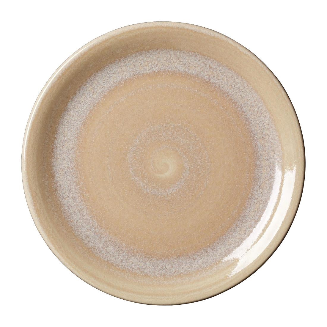 Steelite Revolution Sandstone Plate Coupe 202mm (Pack of 12) - VV1943 Plates Steelite