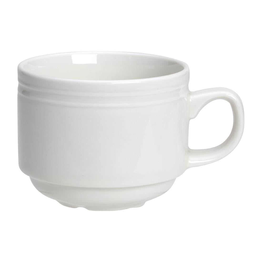 Steelite Bead Stacking Cups 200ml (Pack of 12) - VV2393 Cups and Mugs Steelite