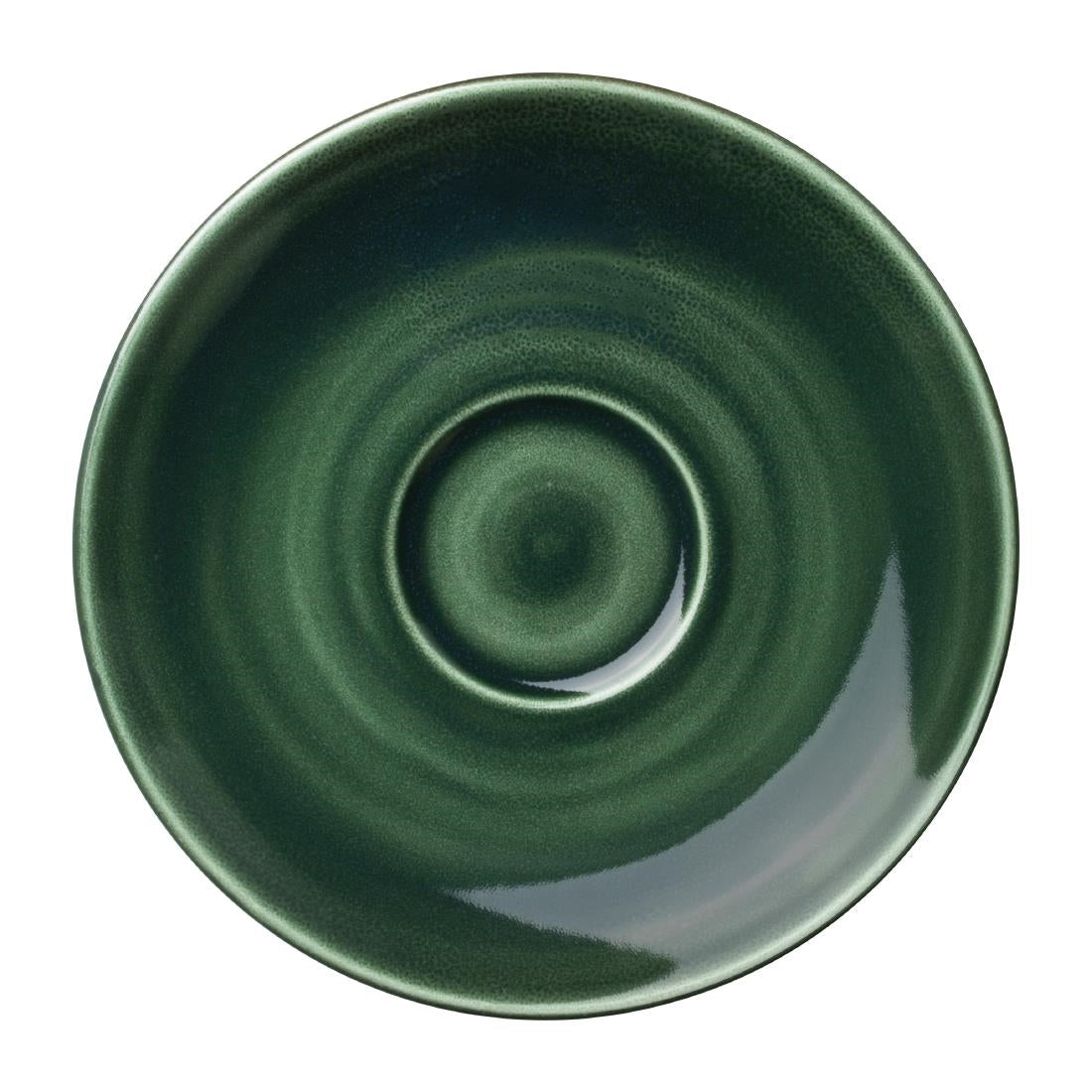 Steelite Vesuvius Burnt Emerald Saucers 152mm (Pack of 12) - VV2419 Steelite Performance Steelite