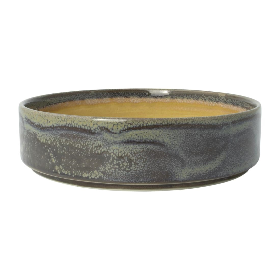 Steelite Aurora Revolution Granite Round Stacking Trays 202mm (Pack of 12) - VV2425 Steelite Performance Steelite