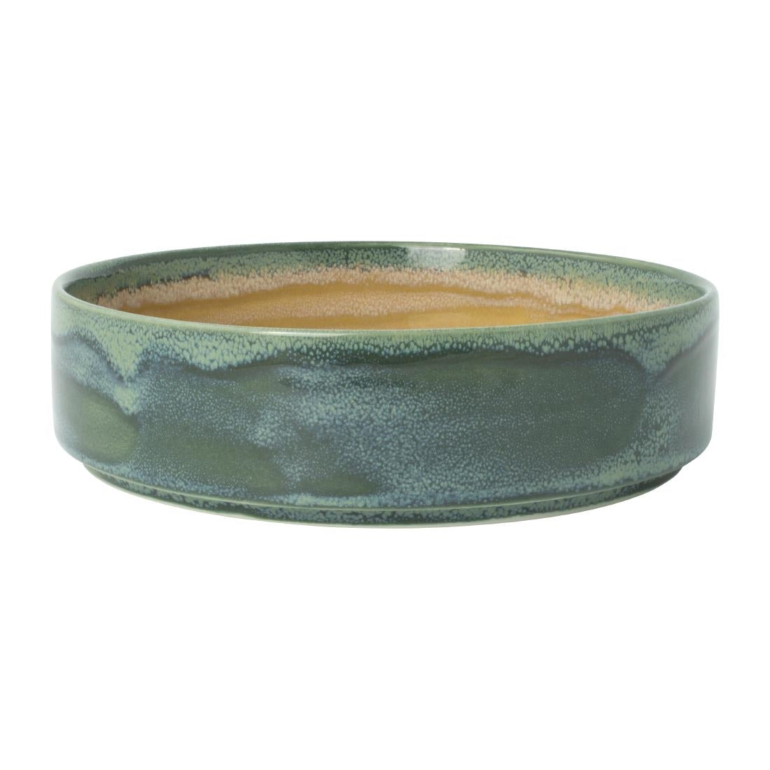 Steelite Aurora Revolution Jade Round Stacking Trays 202mm (Pack of 12) - VV2477 Steelite Performance Steelite