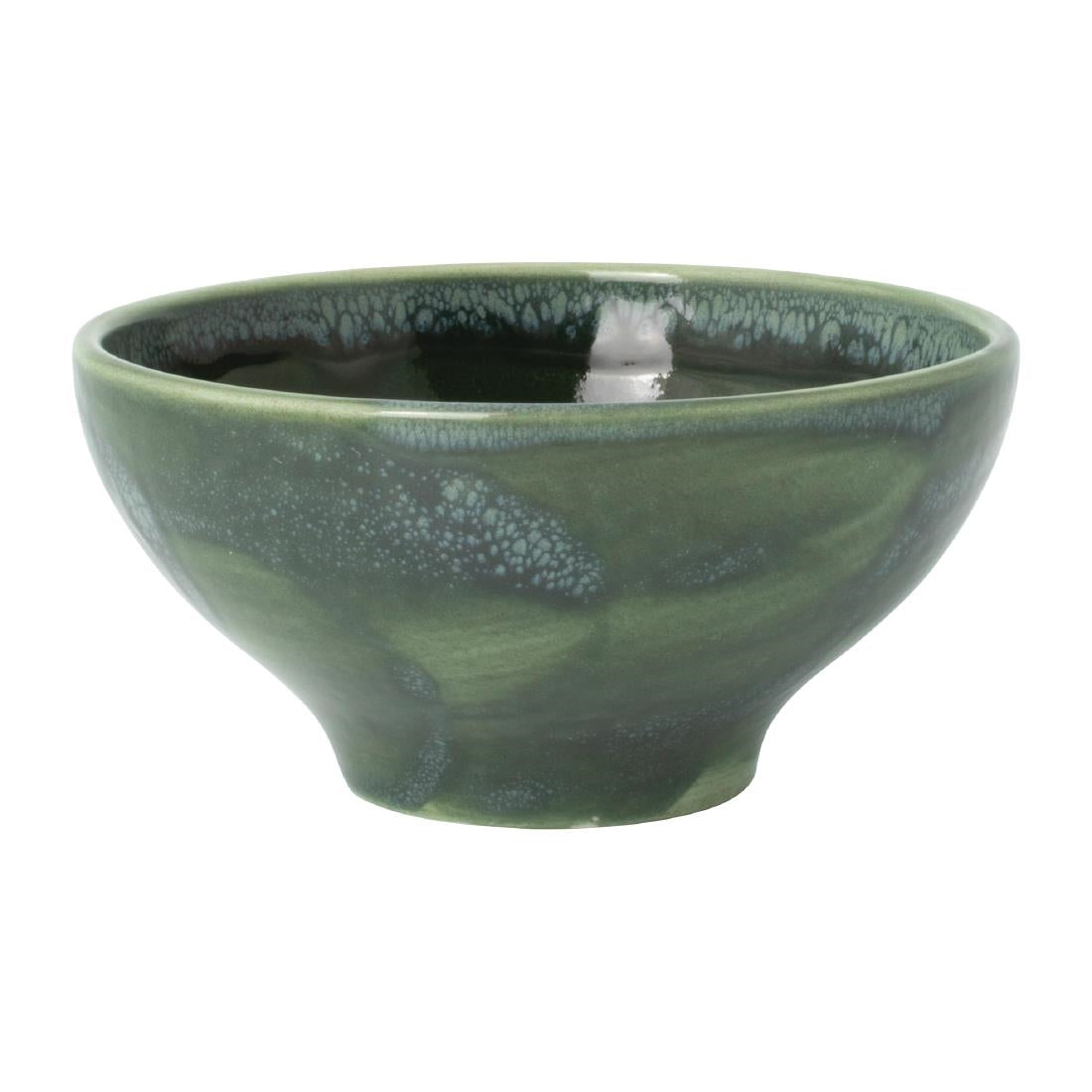 Steelite Aurora Vesuvius Burnt EmeraldTulip Bowls 103mm (Pack of 12) - VV2526 Bowls Steelite