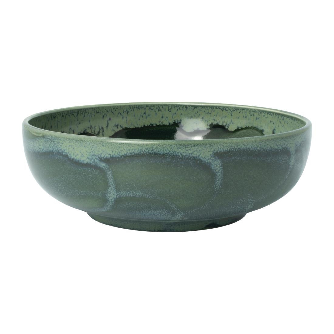 Steelite Aurora Vesuvius Burnt Emerald Bowls 175mm (Pack of 12) - VV2528 Bowls Steelite