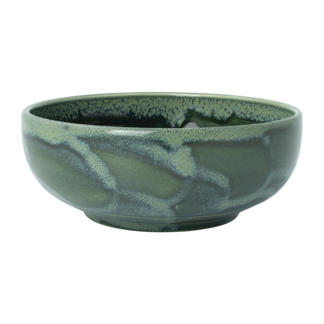 Steelite Aurora Vesuvius Burnt Emerald Bowls 155mm (Pack of 12) - VV2529 Bowls Steelite