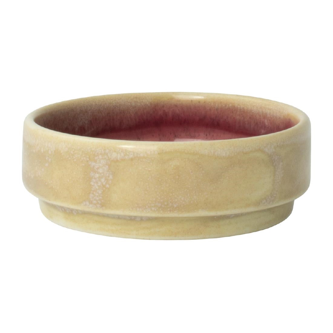 Steelite Aurora Vesuvius Rose Quartz Trays Round 75mm (Pack of 12) - VV2565 Steelite Performance Steelite