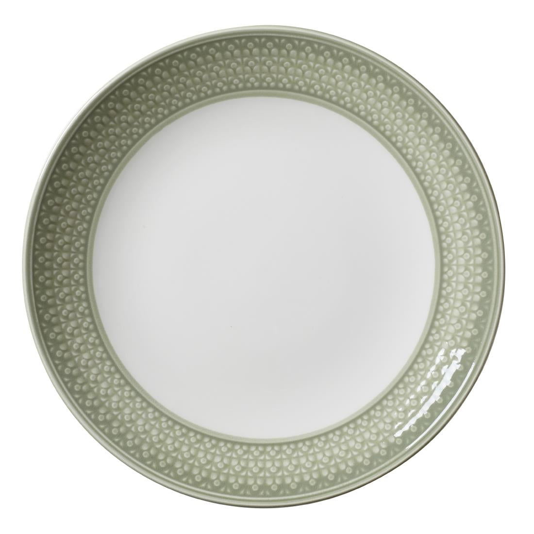 Steelite Bead Sage Coupe Plates 285mm (Pack of 6) - VV2651 Plates Steelite