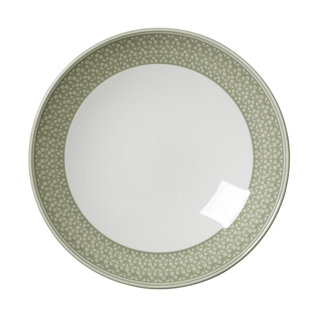 Steelite Bead Sage Coupe Bowls 252mm (Pack of 12) - VV2656 Bowls Steelite