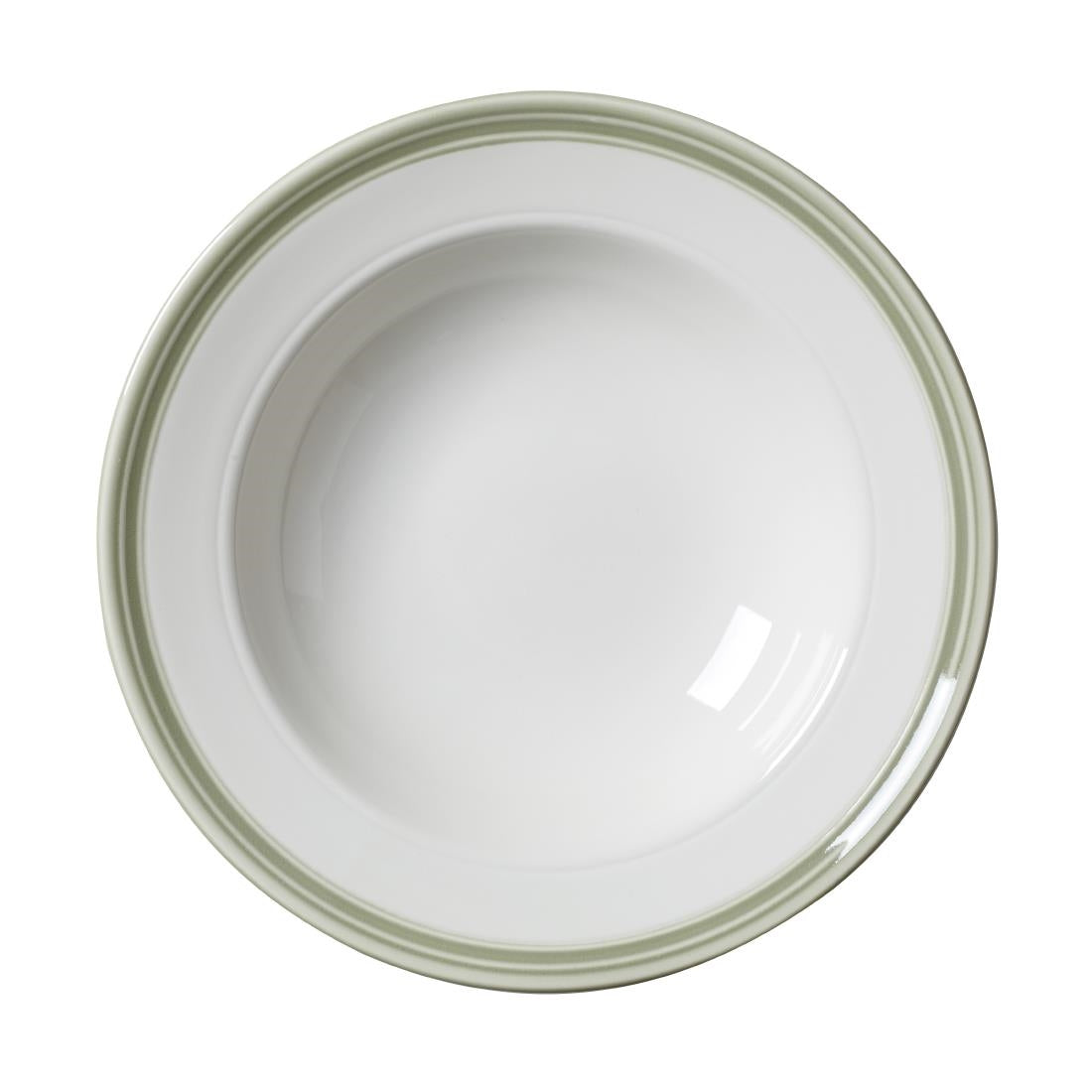Steelite Bead Sage Pasta Plates 240mm (Pack of 12) - VV2657 Plates Steelite