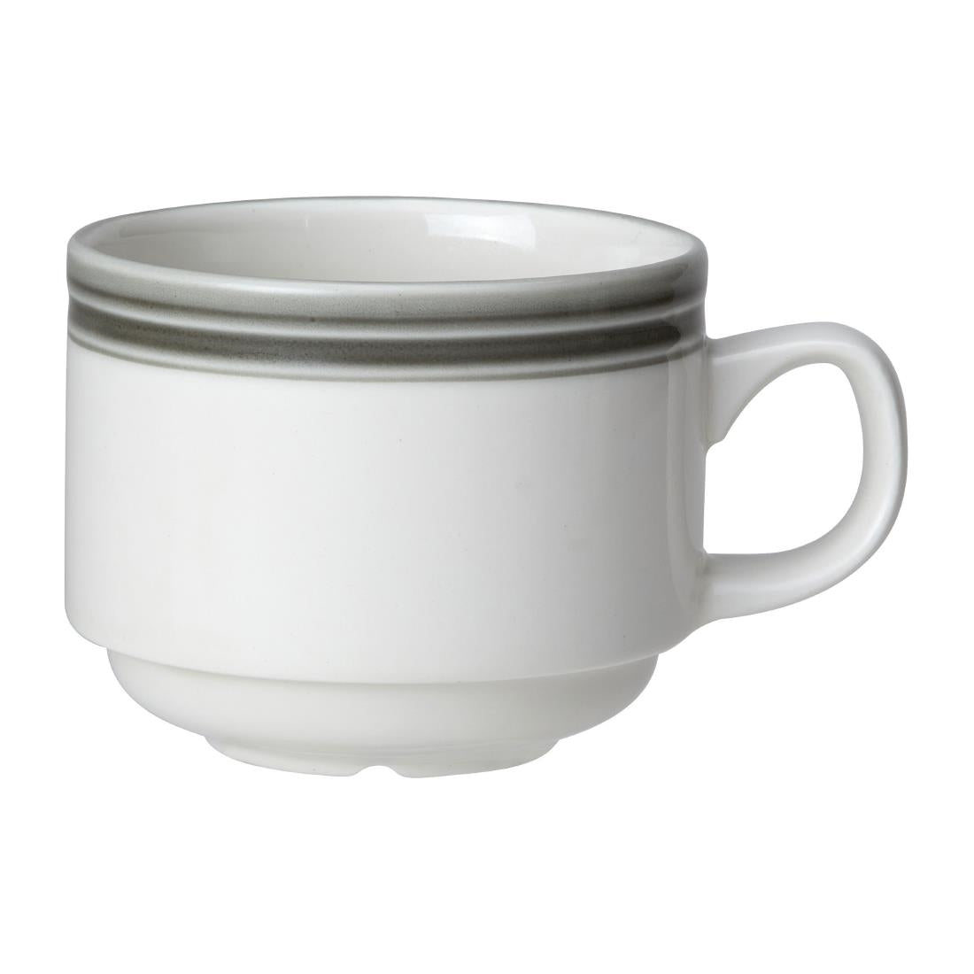 Steelite Bead Truffle Stacking Cups 200ml (Pack of 12) - VV2670 Cups and Mugs Steelite