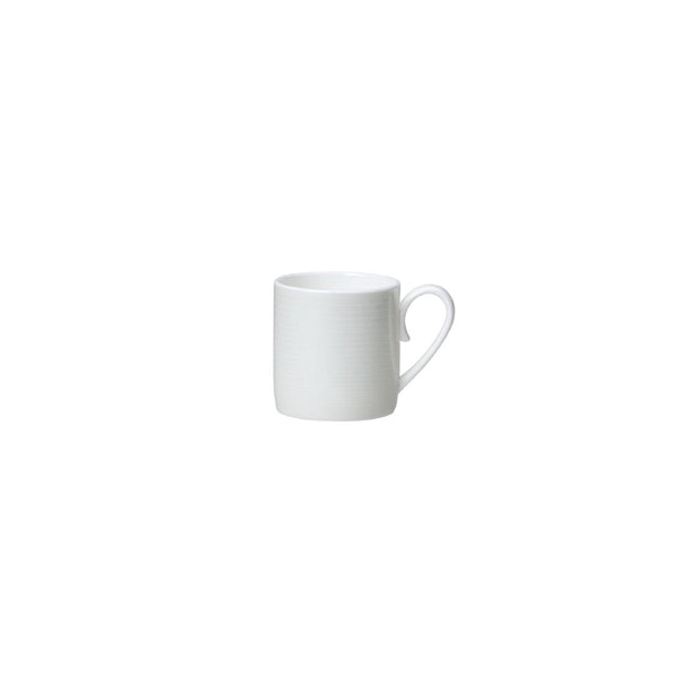 William Edwards Spiro Coffee Mugs White 100ml (Pack of 12) - VV2993 William Edwards Fine Bone Chin Steelite