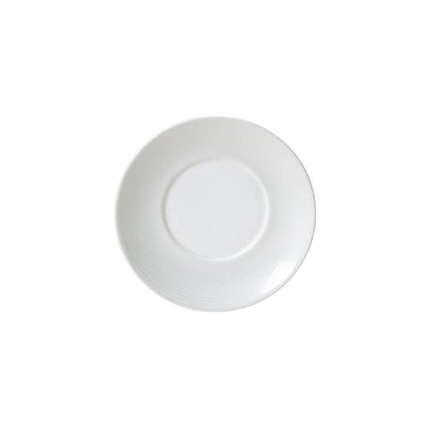 William Edwards Spiro Saucers White 160mm (Pack of 12) - VV2998 William Edwards Fine Bone Chin Steelite