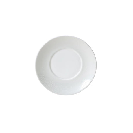 William Edwards Spiro Saucers White 160mm (Pack of 12) - VV2998 William Edwards Fine Bone Chin Steelite