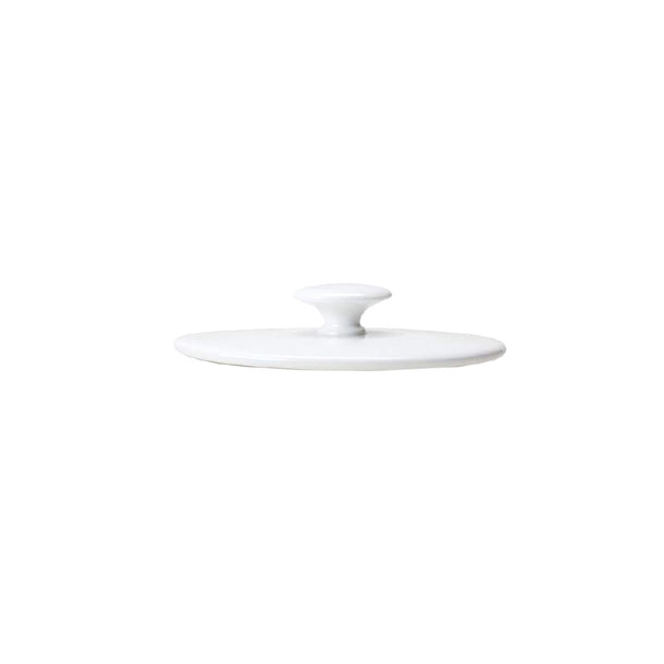William Edwards Spiro Oval Sugar Bowl Lids White (Pack of 12) - VV3006 Bowls Steelite