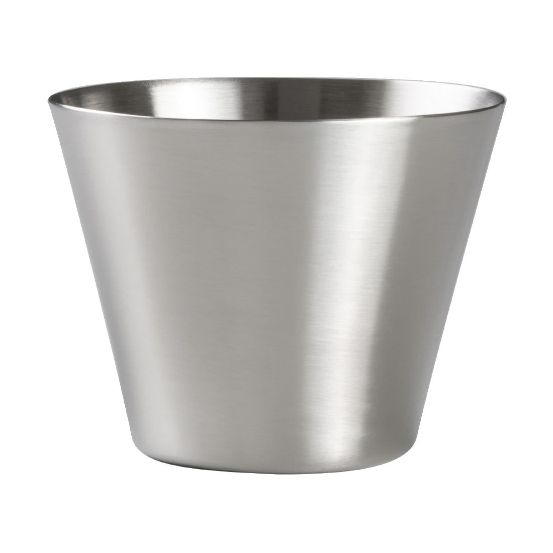 Steelite Creations Metal Satin Fry Cup 340ml (Box 48)(Direct) - VV3417 Steelite