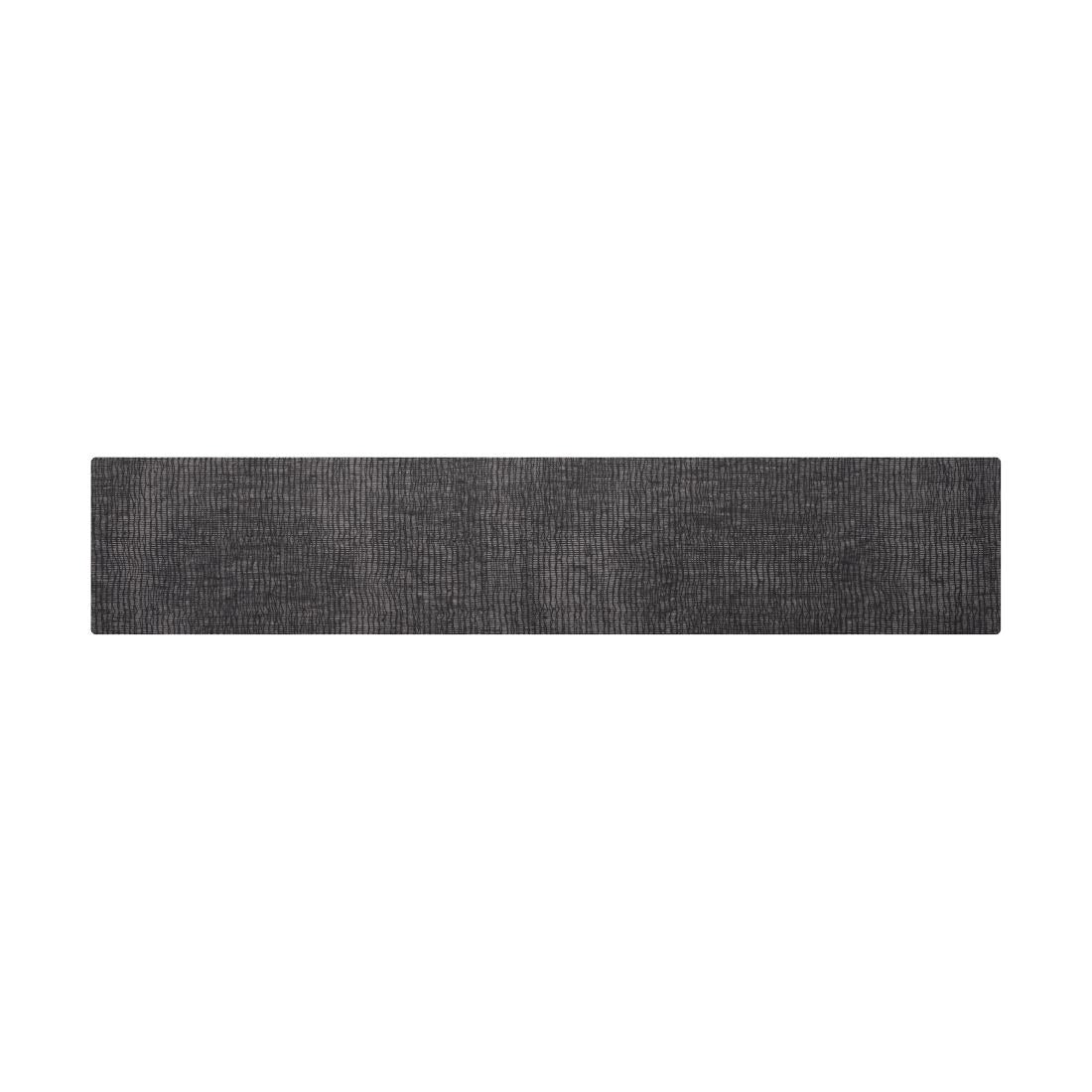 Steelite Modern Twist Silicone Table Runner Black 356x180mm (Pack of 3) - VV3431 Steelite
