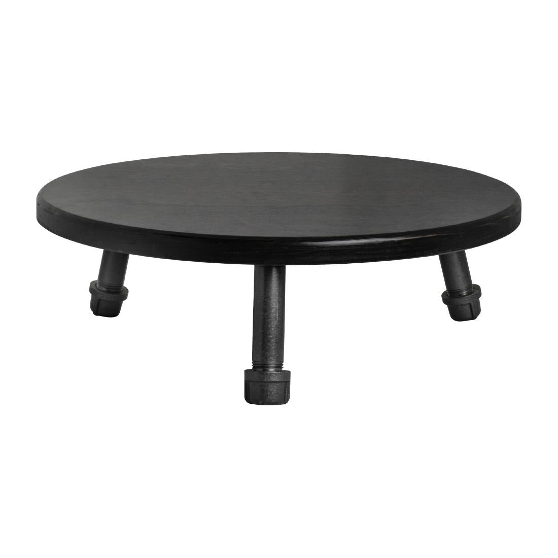 Steelite Gun Metal Pipe Stand Short Leg 355x95mm - VV3457 Steelite