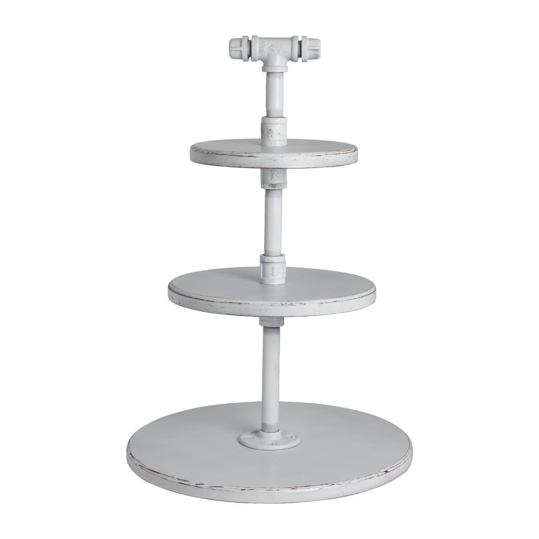 Steelite Aged White Pipe Stand 3-Tier 355x509mm - VV3459 Steelite
