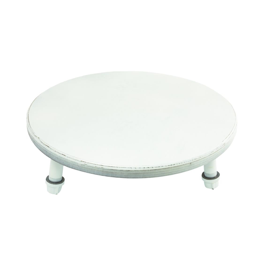 Steelite Aged White Pipe Stand Short Legs 355x95mm - VV3461 Steelite