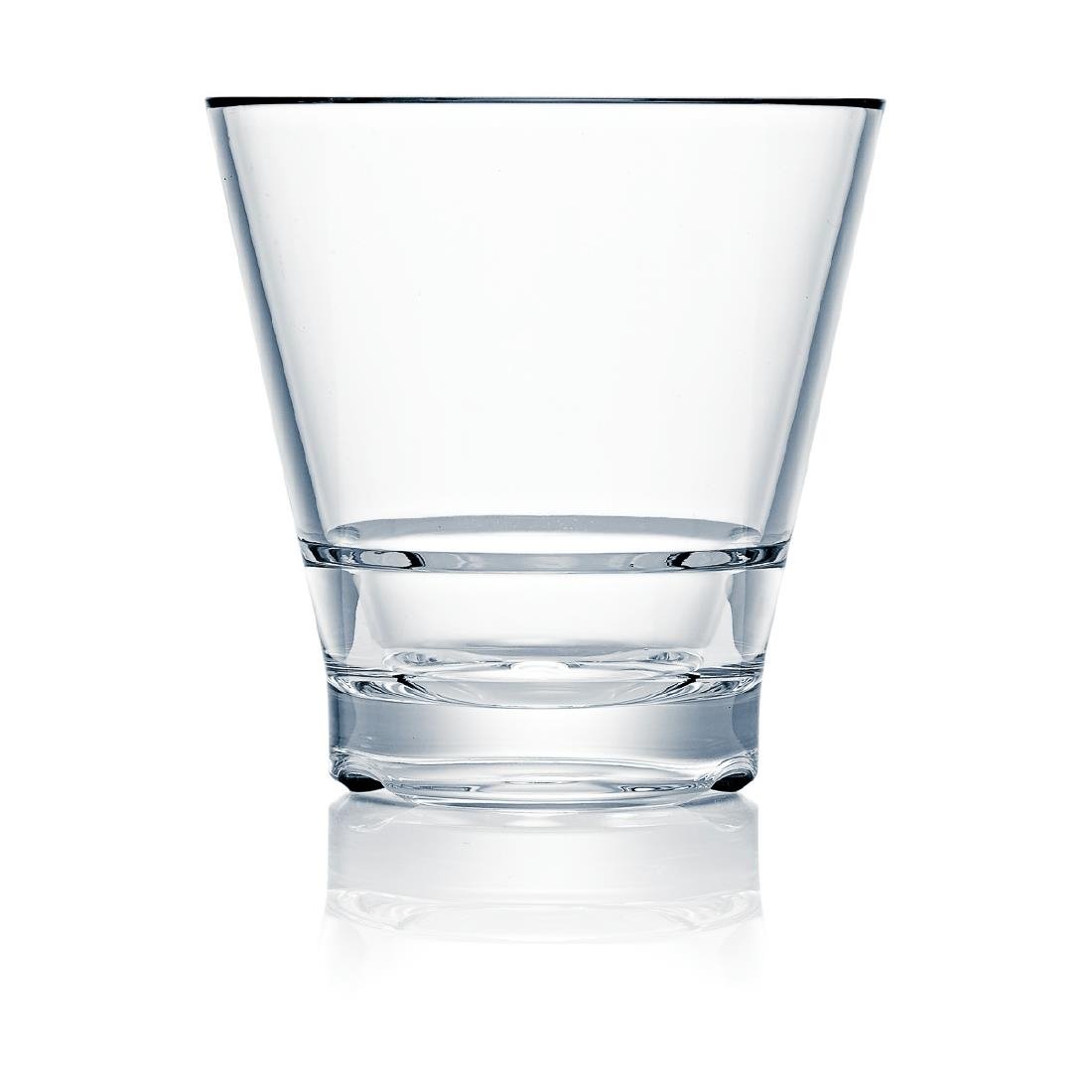 Steelite Capella Stack Clear Rocks 266ml (Box 12)(Direct) - VV3561 Plastic Drinkware Steelite