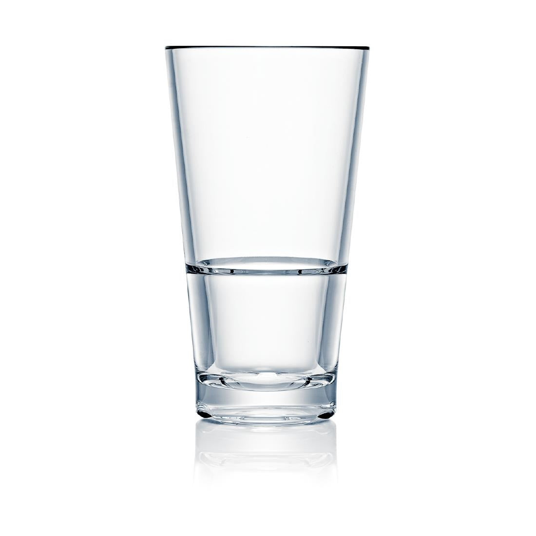 Steelite Capella Stack Clear Hiball 296ml (Box 12)(Direct) - VV3562 Plastic Drinkware Steelite